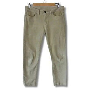 Patagonia Corduroy Pants Skinny Organic Cotton Cream Women's Size 30